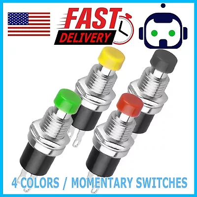 Push Button Red Green Yellow Switch Momentary On Off Push Button • $5.49