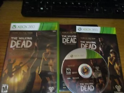 The Walking Dead Game Of The Year Edition (Microsoft Xbox 360) CIB Free Shipping • $11.50