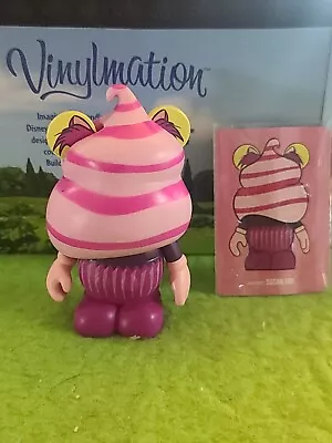 DISNEY Vinylmation 3  Park Set 1 Bakery Cupcake Cheshire Cat • $11.99