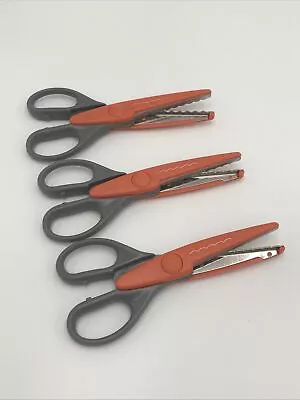 Three 6.5  (unbranded) Craft Decorative Edge Scissors • $15.99