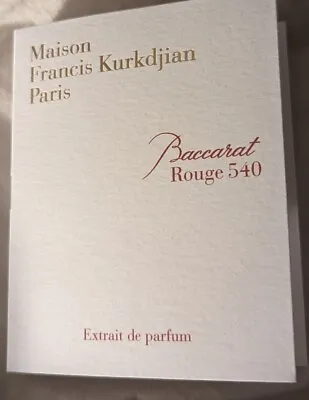 Maison Francis Kurkdjian Baccarat Rouge 540 Extrait De Parfum MFK 0.06oz / 2ml • $16.99