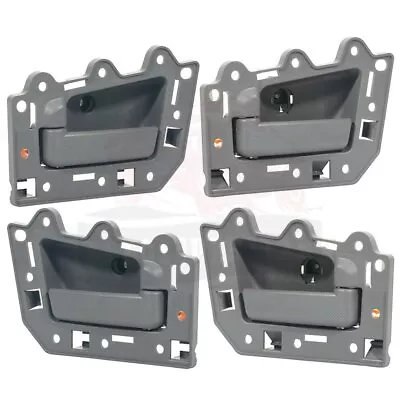 4 X Interior Inside Gray Door Handle Kit Right LH For Jeep Grand Cherokee 05-10 • $33.99