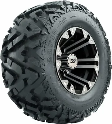 Set Of 4 GTW 10  Specter Machined Wheels On 20  Barrage Mud | Off Road Tires • $478.99