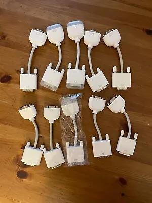 10x Genuine Apple OEM 603-8525 DVI Male To VGA Female Monitor Adapter Cable • $24.99