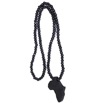 1PC Unisex Wooden African Beaded Necklace Jewelry Gift For Men Women Decoration • $8.44