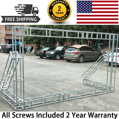 $149.96 • Buy 3/6/9 Stage/Club DJ Lighting Perform Show Iron Square Segments Truss Tower Totem
