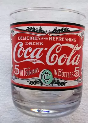 Coca Cola Vintage Design 5c Glass • $15
