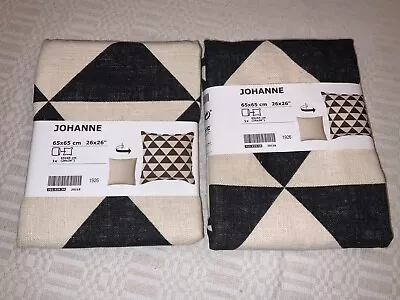 2 Ikea Johanne Throw accent Cushion Decorative Pillow Case Linen New 26  • £29.19