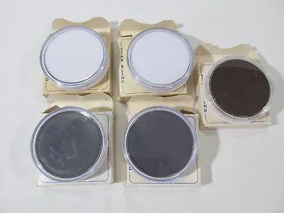 5 Vintage Mehron Star Blend Cake Makeup 3 Colors 2 White 2 Monster Gray 1 Ebony • $19.99