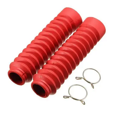 A Pair Fork Shock Absorber Dust Cover For Motorcycle Front Rubber Gaiter Boots • $8.27