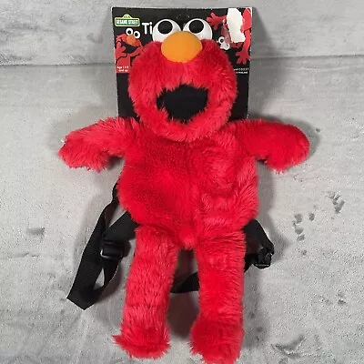 Sesame Street Tickle Me Elmo Roma Kids 17in Childs Back Pack Doll - Defects Read • $22.88