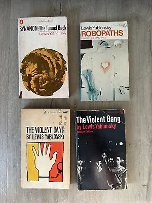 Lewis Yablonsky ~ Vintage Pelican Paperback Lot ~ Violent Gang / Robopaths + • $19.95