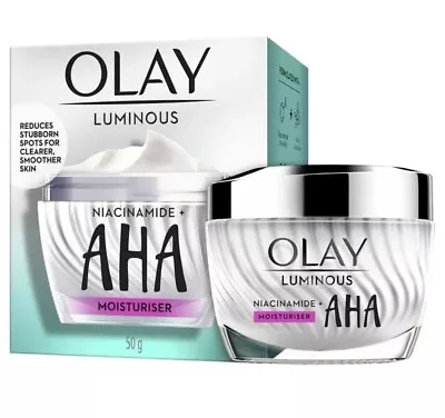 $49 • Buy SALE! 2X Olay Luminous AHA Moisturiser - RRP $109