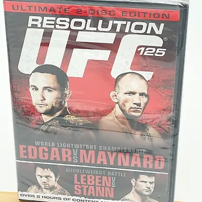 Resoultion UFC 125 (2 DVD Set 2011) LN (Edgar Vs Maynard & Leben Vs Stann) • $11.19