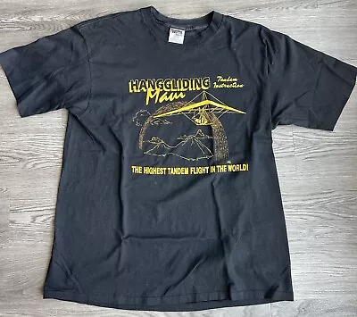 Vintage PowerPro Oneita Maui Hawaii Hang Gliding Single Stitch 1989 XL Graphic • $24.99