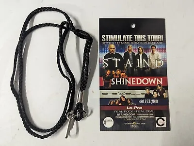Stimulate This Tour! Promo Lanyard (Staind Shinedown Chevelle Halestorm) • $6.50