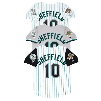 Gary Sheffield 1997 Florida Marlins Home Road Alt World Series Jersey Men S-3XL • $129.99