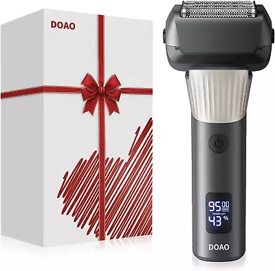 DOAO Electric Razor For Men 2024 Upgraded Electric Shavers For Mens Cordless A5 • £27.66