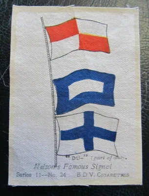 £2.99 • Buy BDV Cigarette Silks Card Nelsons Famous Signal  DU  Post Ww1 Military Cat £4.40