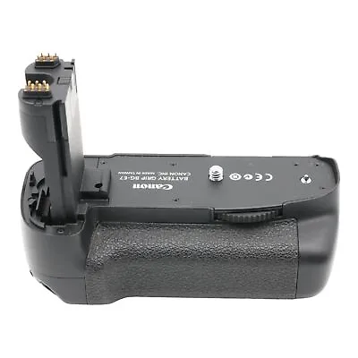 Genuine Canon BG-E7 Battery Handle Battery Grip -- WITHOUT Battery Magazine BGM-E6 • £102.13