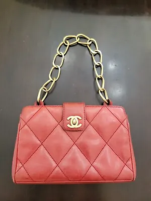 Chanel Vintage Clutch Bag AUTHENTIC • $1900