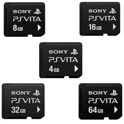 4GB/8GB/32GB/64GB Original Memory Card Replacement For Sony Playstation PS Vita • $16.77