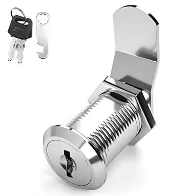 Keyed Alike Cabinet Cam Lock 1-1/8 Inch File Cabinet Lock Drawer Locks With K... • $14.93