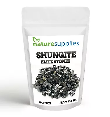 £38.99 • Buy Shungite Elite Stones,Water Filtering Detox,From Russia - Naturesupplies