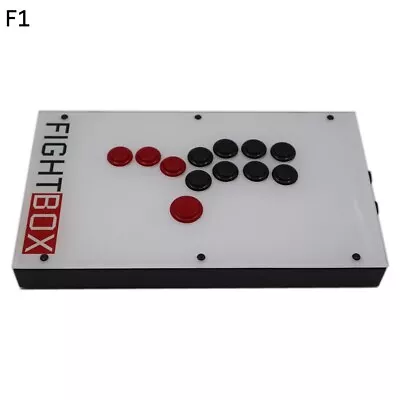 FightBox F1-PS-W All Button Leverless Arcade Game Controller For PS4 PS3 PC • $179