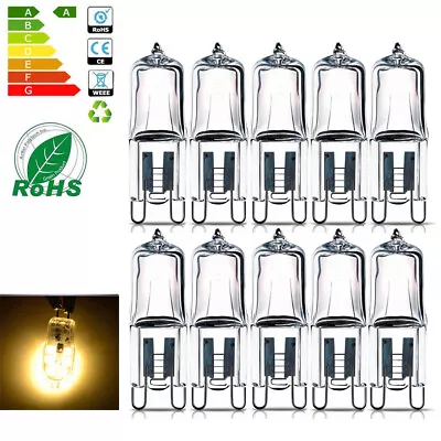 10×G9 Halogen Bulbs ECO Capsule Dimmable 230V For Ceiling Wall Oven Light 25/40W • £5.69