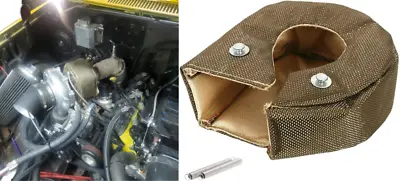 Titanium Racing Turbo Charger Cover Turbo Heat Shield Blanket Fit For T6 T78 T88 • $25.19