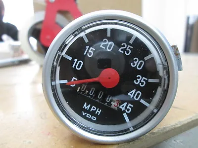 NOS VDO Sachs Puch Moped Mini Bike W= 1.6 45MPH 45 MPH Speedometer Speedo Gauge • $21.99