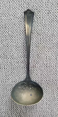 Vintage Silverware WM A Rogers Nickel Silver Spoon Laddle Serving Spoon • $12