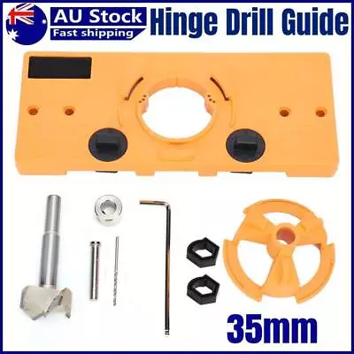 Concealed Hinge Jig Boring Hole Drill Guide Cutter Bits For Kreg Guide Tool 35mm • $27.99