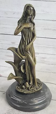 Close Out ORIGINAL SIGNED MOTHER EARTH BRONZE SCULPTURE STATUE ITALIAN ARTIST • $124.50