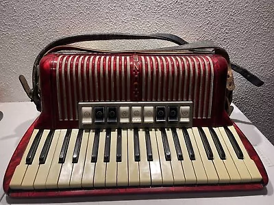 Vintage Hohner Tango Ii M  Accordion W/ Case As Is Untested. • $299.99