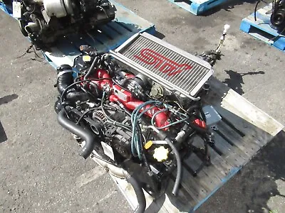 Jdm Subaru Wrx Sti Ej207 V7 Engine 6 Speed Transmission Non Dccd Ty856wb1ca • $9999