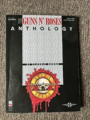 Guns N Roses Anthology Guitar TAB Music Book Brand New • £10