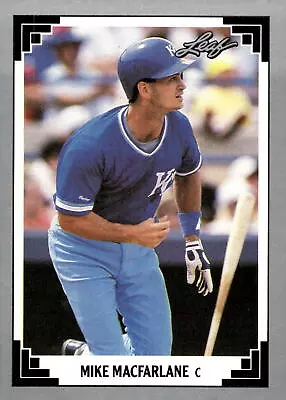 1991 Leaf #30 Mike Macfarlane • $1.25