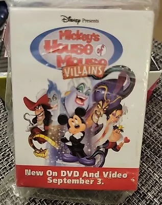 Disney Mickey's Mouse House Of Villains DVD Video Release Button Pin Lot Of 10   • $39.99