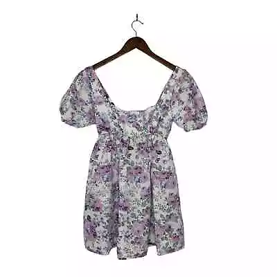 Show Me Your Mumu Size M Smitten Floral Puff Sleeve Babydoll Dress • $60