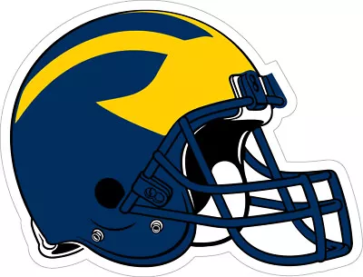 Michigan Wolverines Helmet Vinyl Decal ~ Car Sticker For Walls Cornhole Boards • $13.99