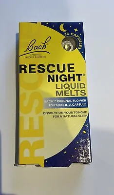 Bach Rescue Night Liquid Melts 28 Capsules - EXP 06/2025 • £9.45