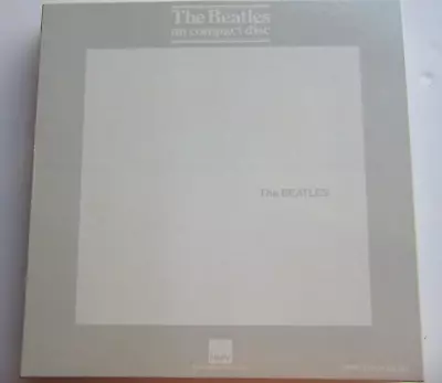 The Beatles ''The White Album''  UK 1987 HMV CD Box Set Booklet And Badge • $130