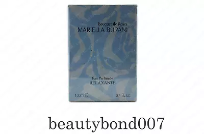 BOUQUET DE ROSES DE MARIELLA BURANI 3.4 Oz/100 ML Eau Parfumee Relaxante NIB • $69.90