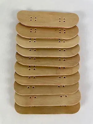 Fingerboard Wooden Tech Deck Skateboard Natural Wood Grain  Lot Of 10 • $26.99