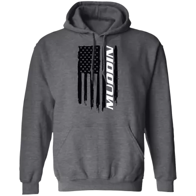 Muddin Off-Road 4x4 Crawling American Flag Pullover Hoodie • $39.95