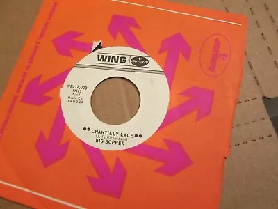 Big Bopper Chantilly Lace/ Someone Watching Over You Promo 45 Exc-nm Mislabeled • $7.65