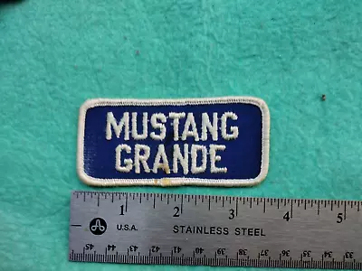 Vintage Ford Mustang Grande Service Dealer Hat Patch • $7