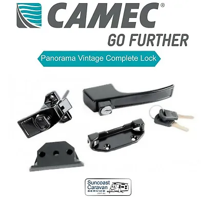 Panorama Vintage Caravan Door Lock Complete Kit Caravans Motorhomes Campers • $96.95